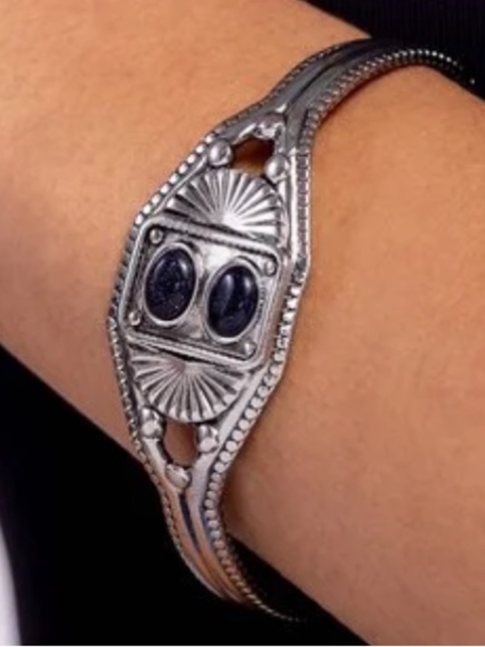 🔵🔹🔵 “AZTEC ALLURE” BLUE CUFF BRACELET ~ PAPARAZZI❗️ 🔵🔹🔵